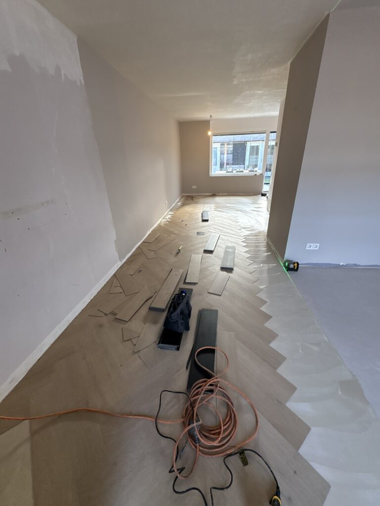 project hoogerheide egaliseren en pvc 2