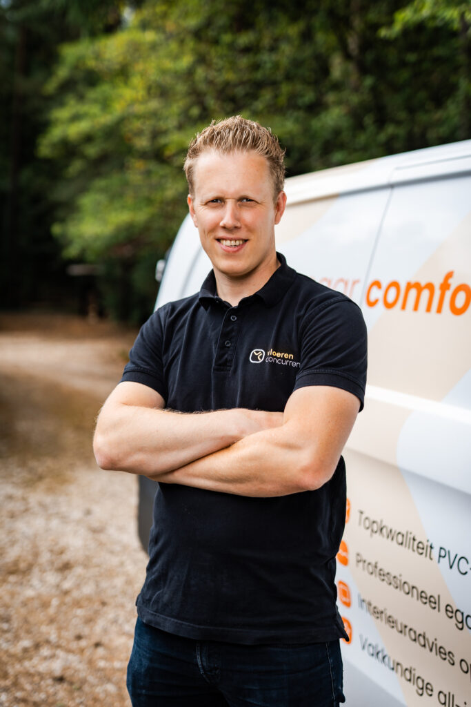 Egaliseer een Fermacell vloer voor een vlakke ondergrond.